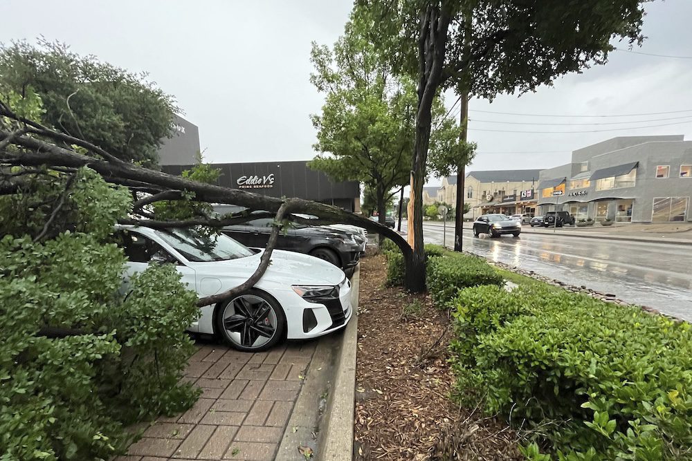 Weather-weary Texas battered again as powerful storm, strong winds kill 1, cause widespread damage