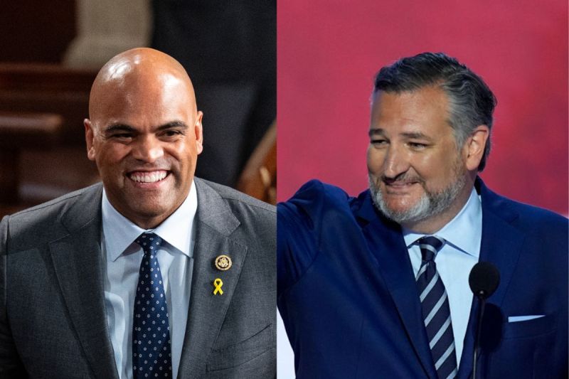 Colin Allred and Ted Cruz