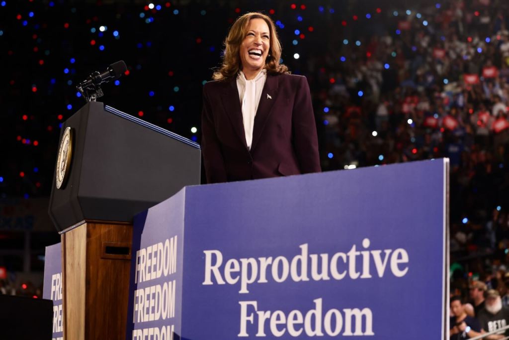 Kamala Harris rallies with Beyoncé to highlight ‘Trump abortion bans’