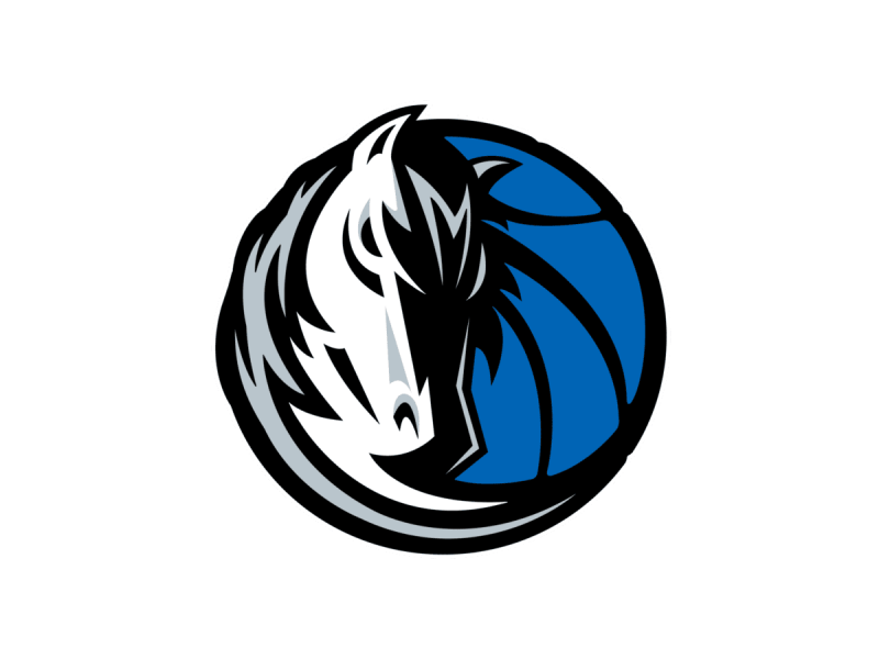 Dallas Mavericks logo against white background.