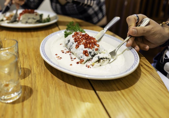 Chile en Nogada, Mexican food