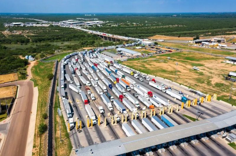trucks lined up in Texas