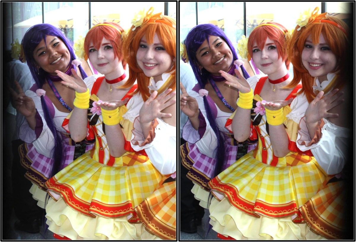 People cosplaying at the anime matsuri festival 