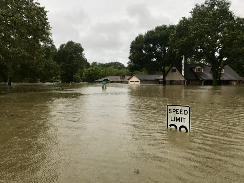 Flooding in Texas from Hurricane Harvey, one of the worst natural disaster's in Texas' history.