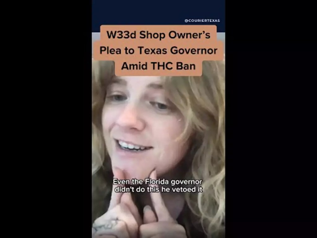 Weed Shop Owner’s Plea to Texas Governor Amid THC Ban