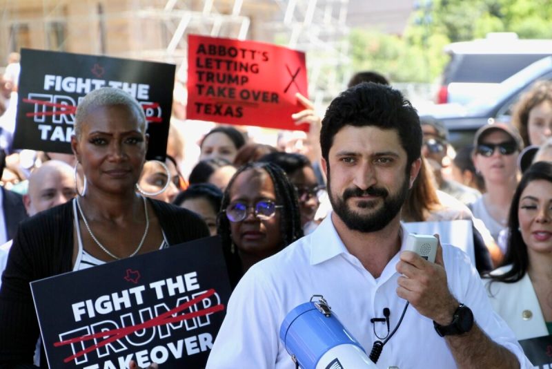 Greg Casar speaks about new maps for US House seats in Texas