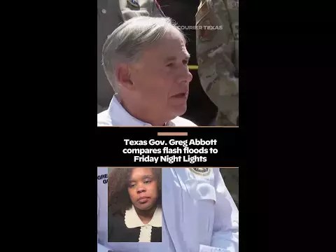 Texas Gov. Greg Abbott compares floods to Friday Night Lights