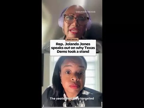 WATCH: Rep. Jolanda Jones speaks out on why Texas Democrats took a stand