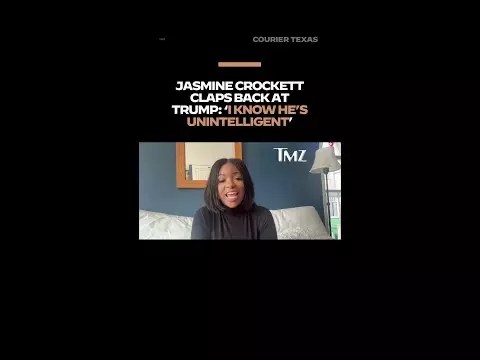 WATCH: Jasmine Crockett claps back at Trump: ‘I know he’s unintelligent’