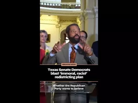 WATCH: Texas Senate Democrats blast ‘immoral, racist’ redistricting plan