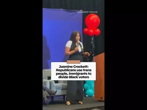 Jasmine Crockett: Republicans use trans people, immigrants to divide Black voters