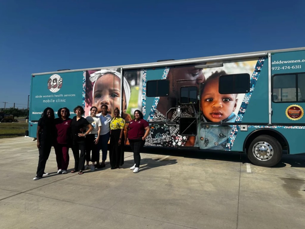 Low-cost maternal health services arrive in Fort Worth aboard a mobile clinic