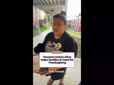 Houston turkey drive helps families in need for Thanksgiving