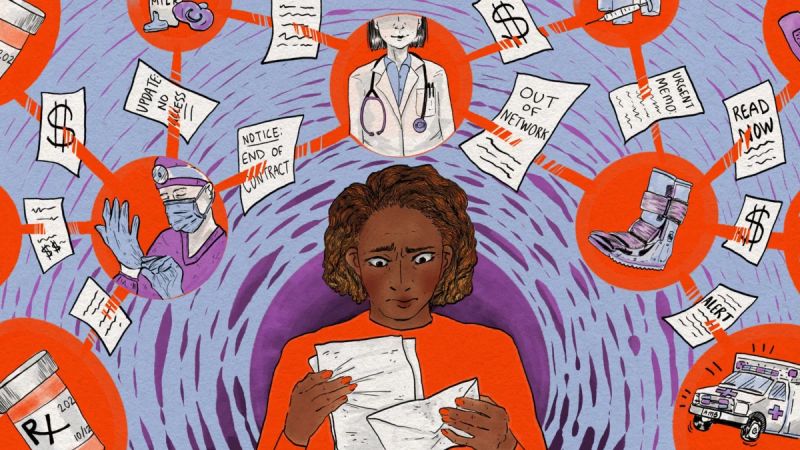 Patients caught in a contract dispute have few good options.