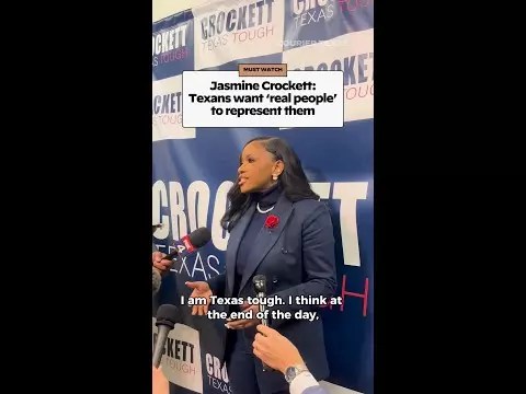 Jasmine Crockett: Texans want ‘real people’ to represent them