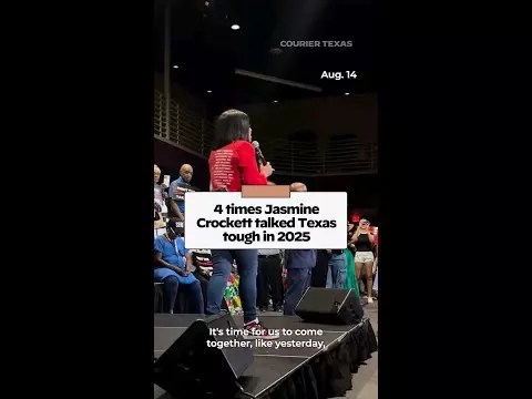 4 times Jasmine Crockett talked Texas tough in 2025
