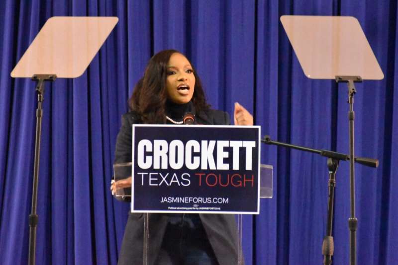 Jasmine Crockett announces her campaign for US Senate