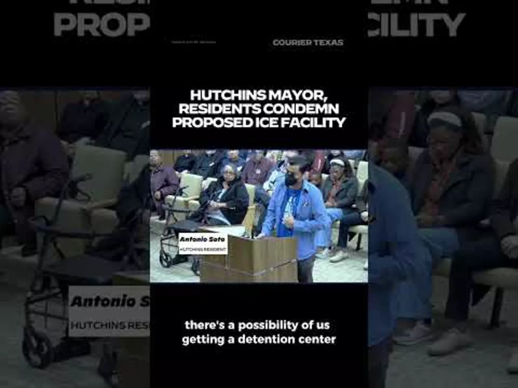 Hutchins Mayor, residents condemn proposed ICE facility
