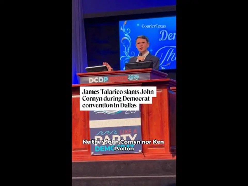 James Talarico slams John Cornyn during Democrat convention in Dallas