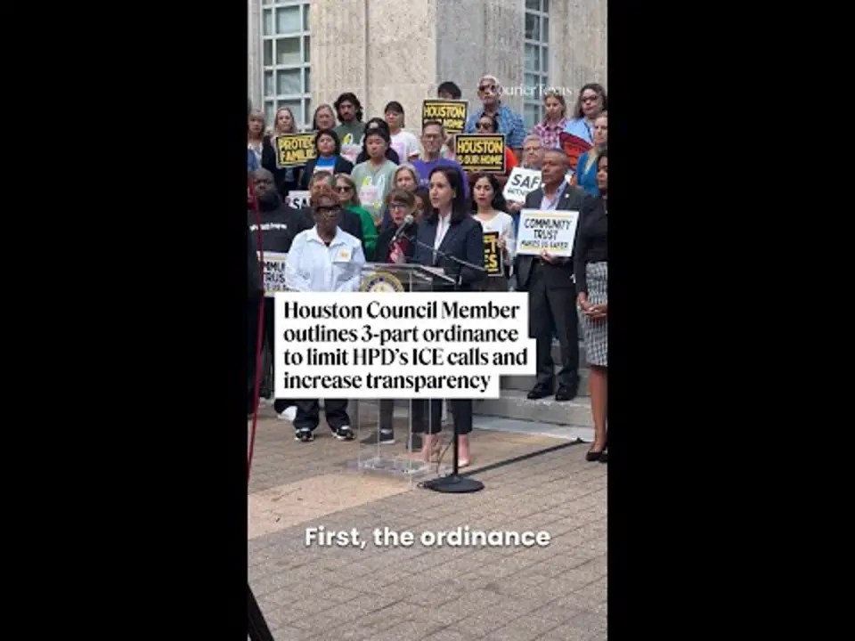 Houston council member outlines 3-part ordinance to limit HPD ICE calls, increase transparency