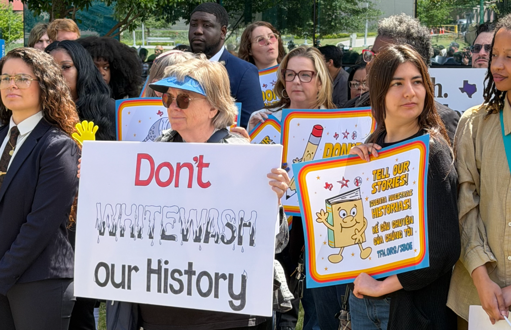 Texans rally for ‘honest history’ in Austin