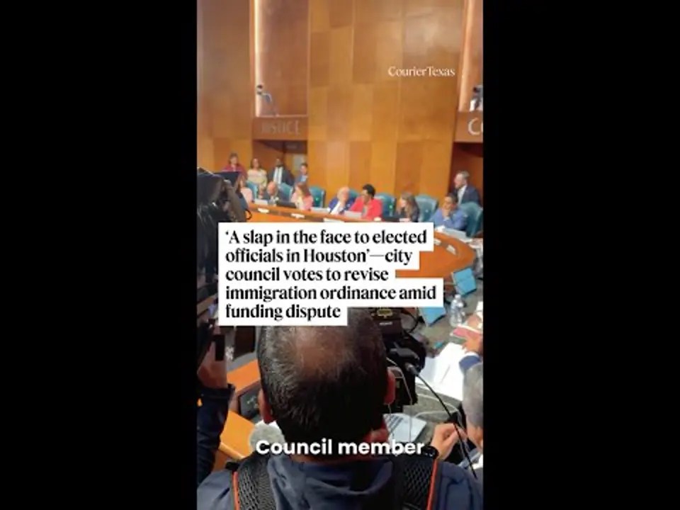 Houston council revises immigration ordinance after state funding threat