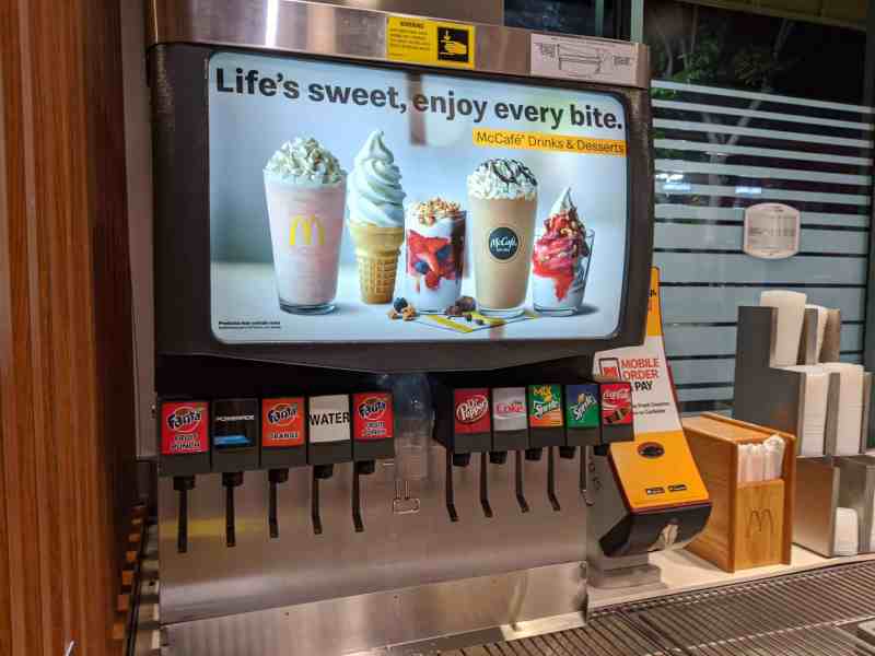 McDonald’s franchises across the US will slowly get rid of self-service drink stations.