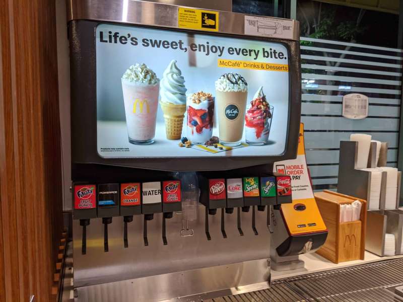 McDonald’s franchises across the US will slowly get rid of self-service drink stations.