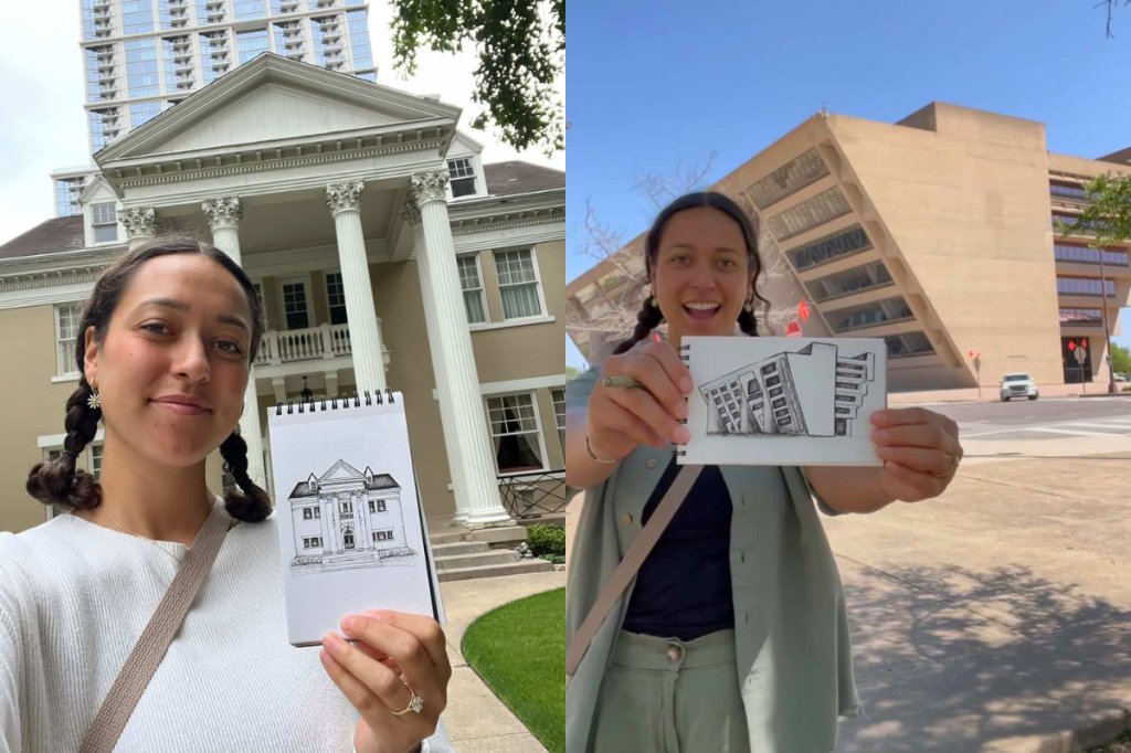 Meet the Dallas artist illustrating the city’s most iconic buildings
