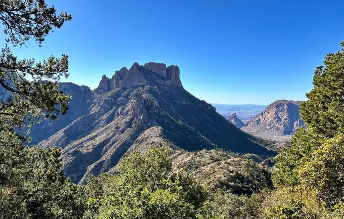 The Chisos Basin of the Big Bend National Park in Texas