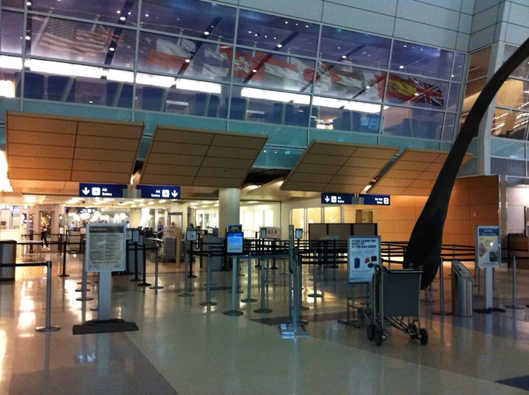 Inside Dallas-Fort Worth Airport