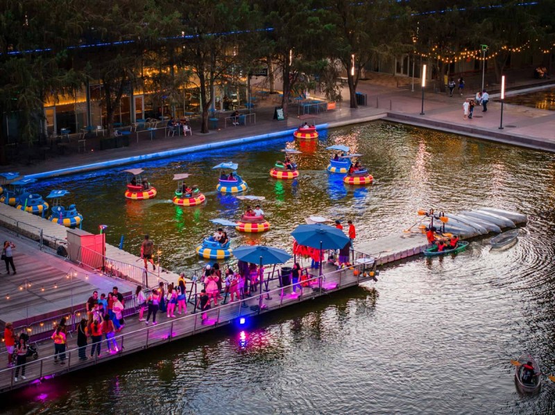 Discovery Green’s Bumper Boats