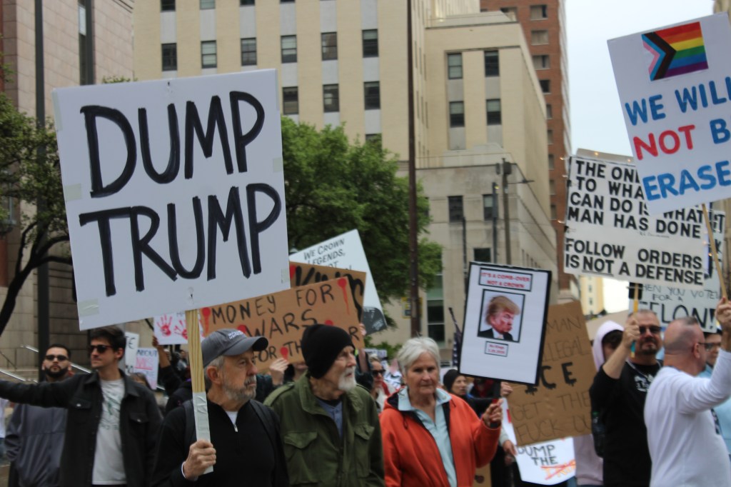 How Texans are protesting ‘Trump-a-palooza’ in Dallas