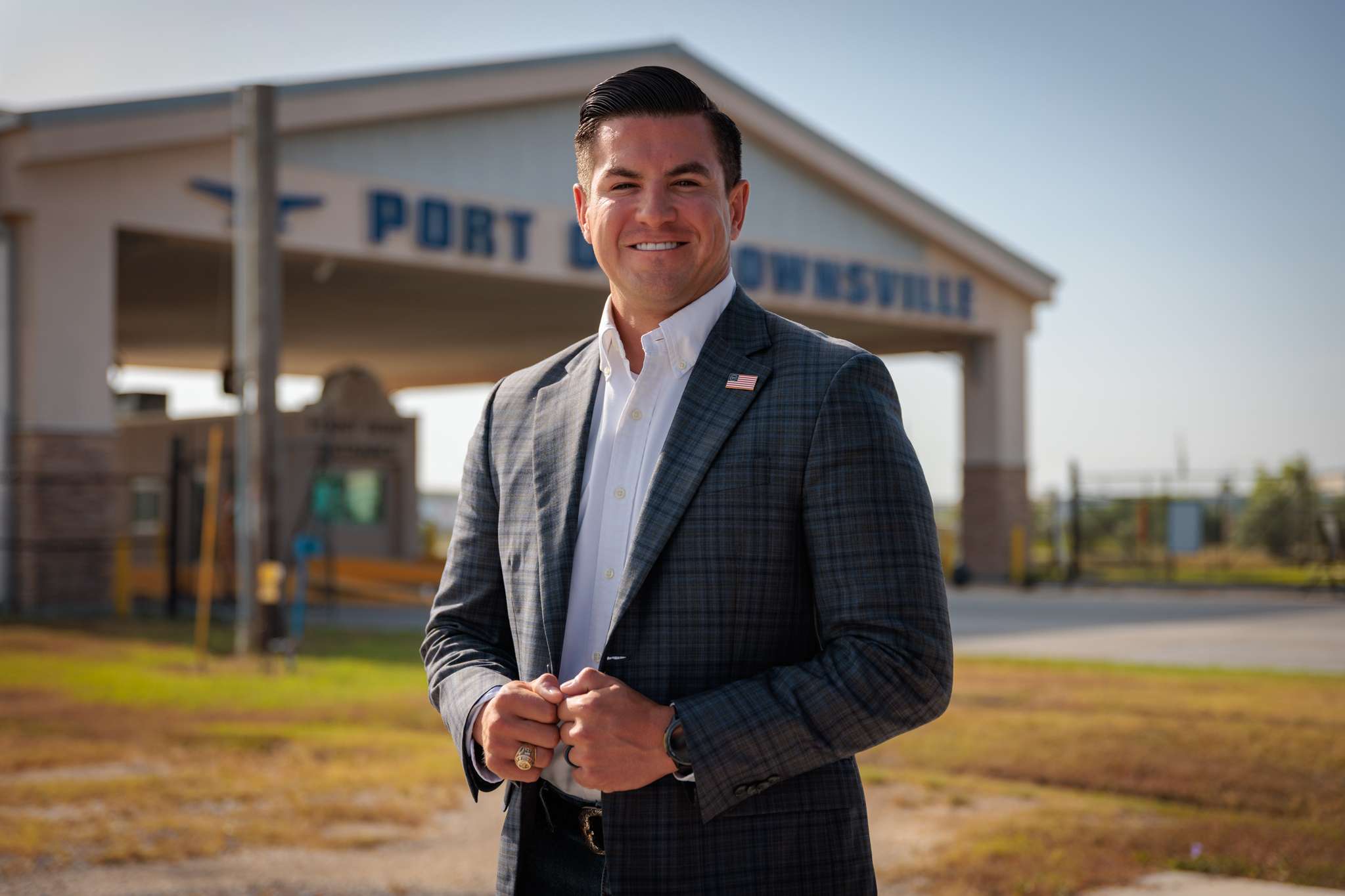 Why does Eric Flores want a Trump billboard taken down?