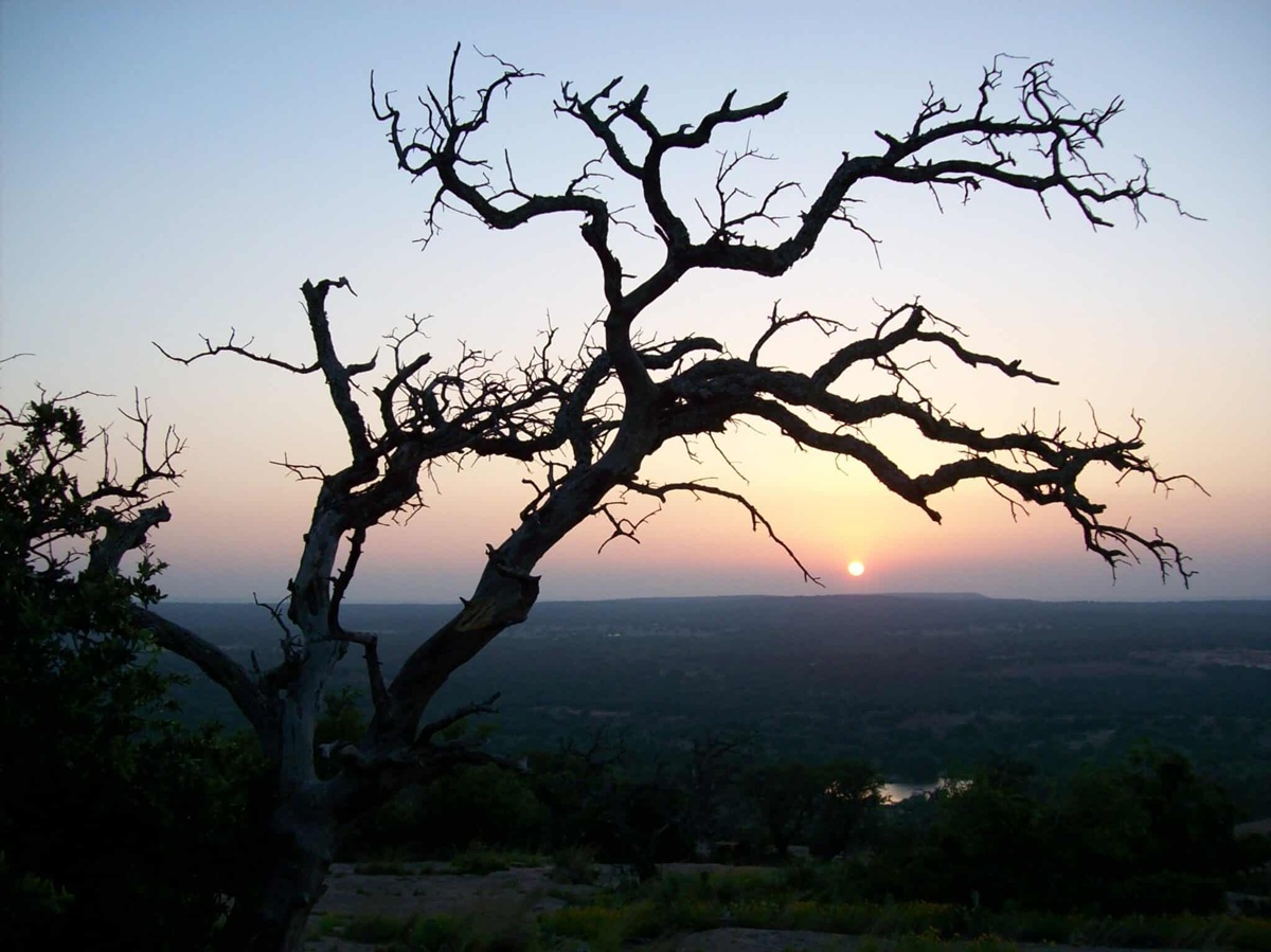 Sunset at Enchanted Rock State Park