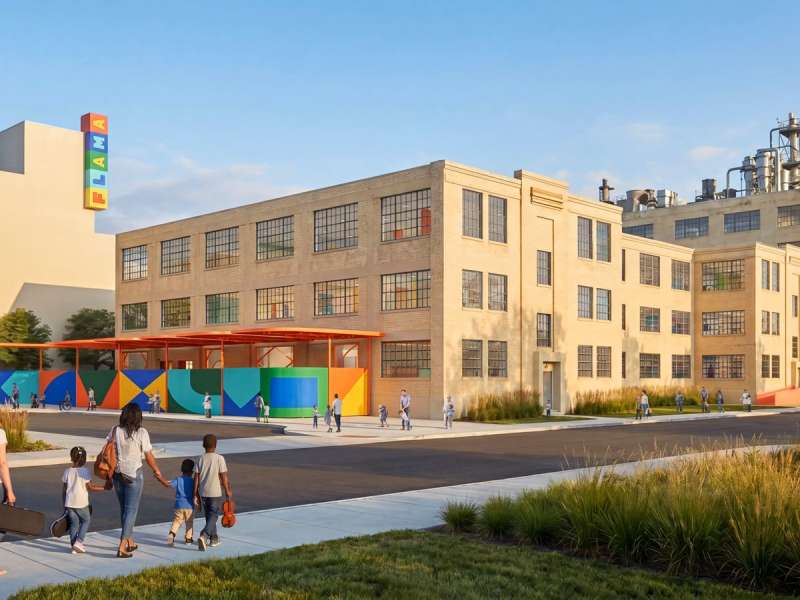 Rendering of the Frank Liu Jr. Academy