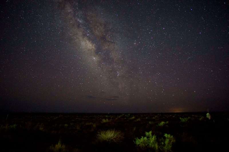 A spot in the stars that would be good for UFO sightings in Texas