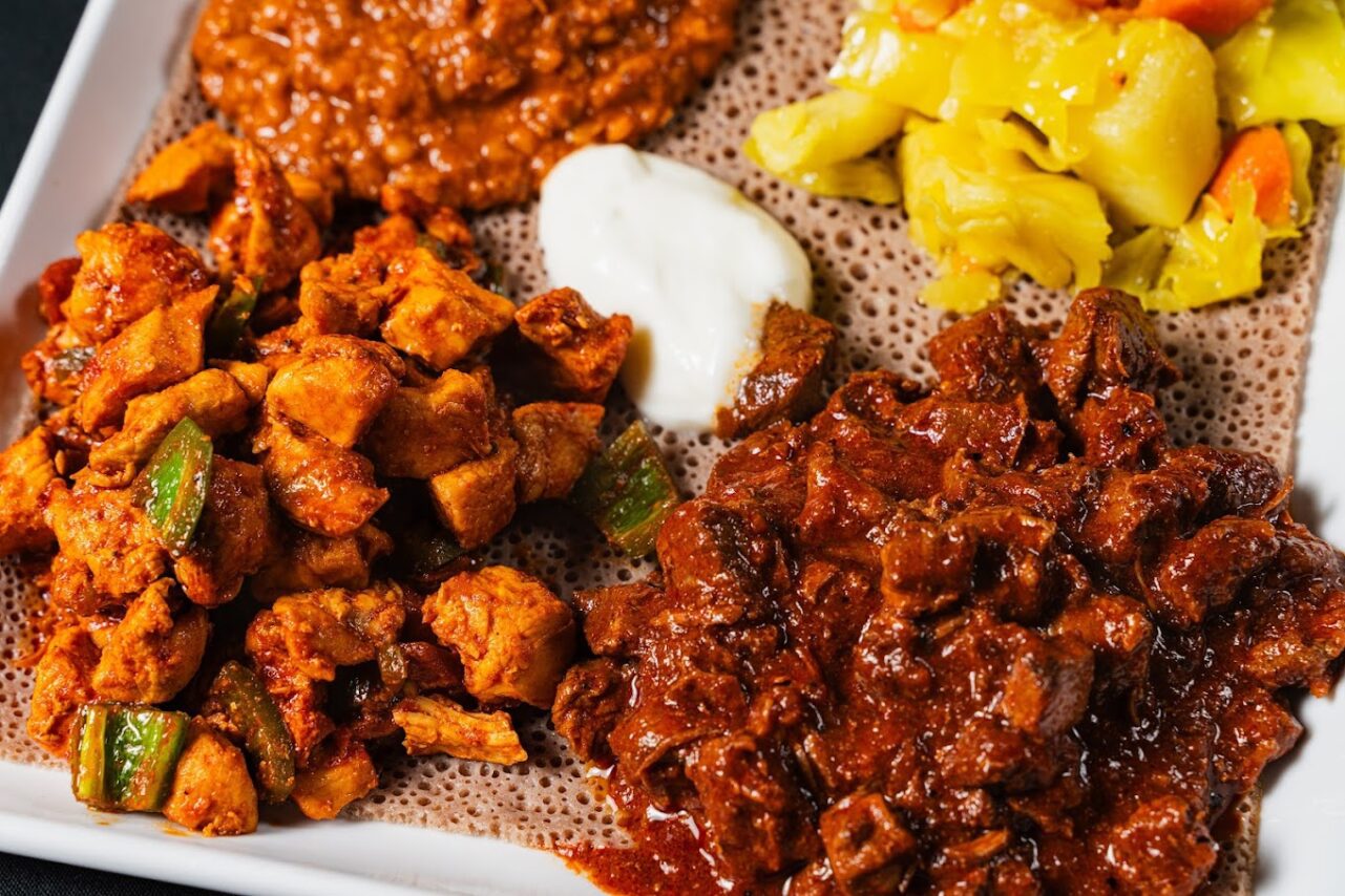 The Queen of Sheba restaurant in Addison will transport you to Ethiopia with one bite.