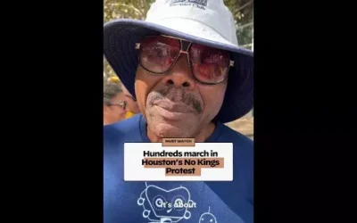 Hundreds march in Houston’s No Kings Protest