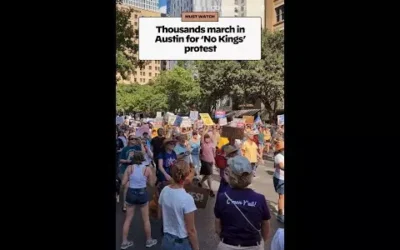 Thousands march in Austin for ‘No Kings’ protest