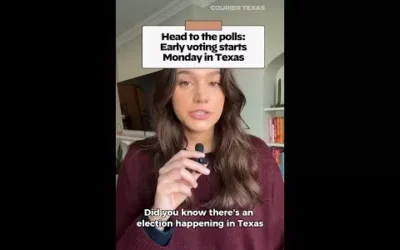 Head to the polls: Early voting starts Monday in Texas