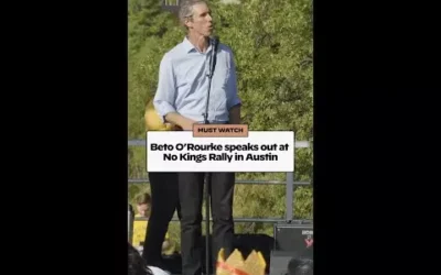 Beto O’Rourke speaks out at No Kings Rally in Austin