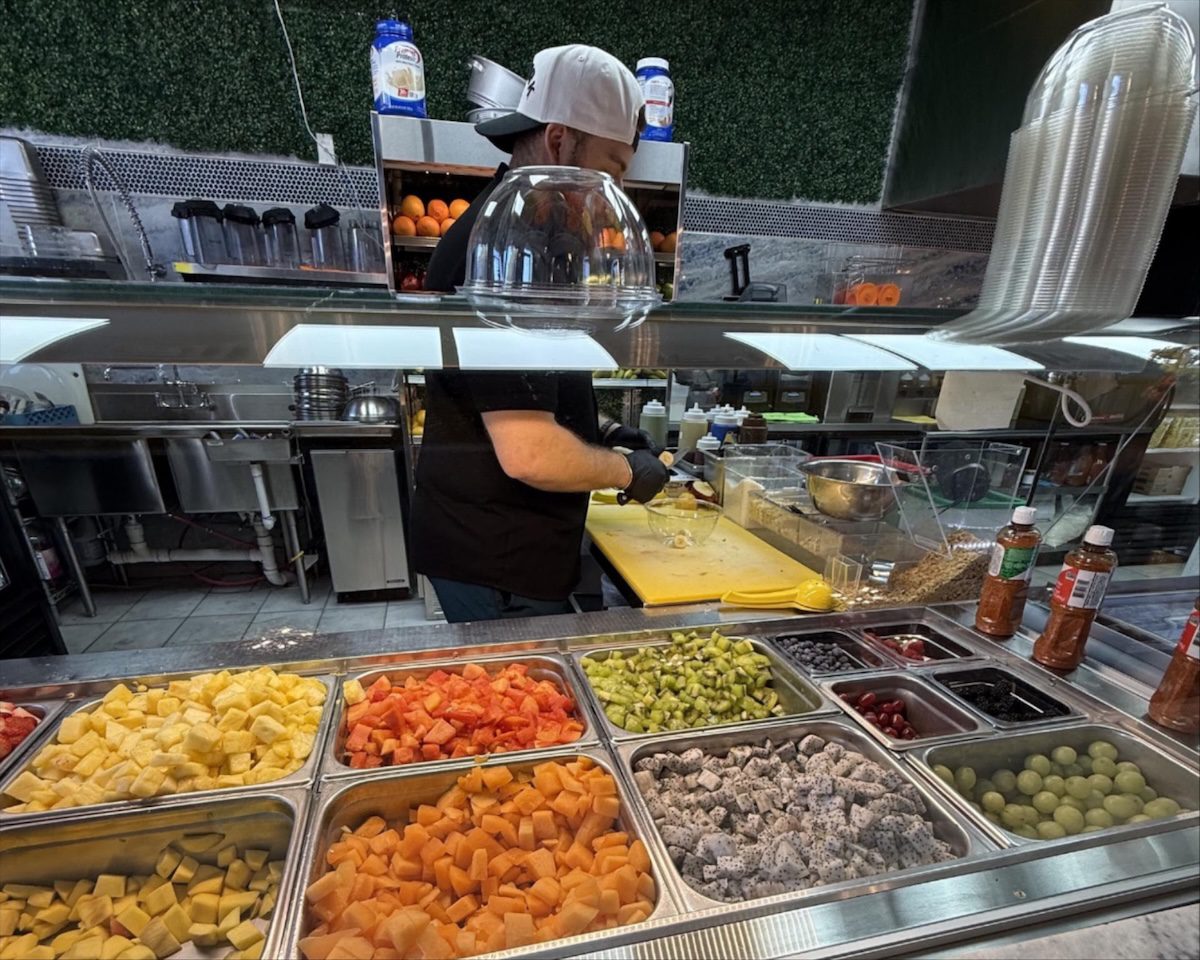 Fruitbowl has smoothies, ice cream, hearty fruit bowls, and other fresh offerings.