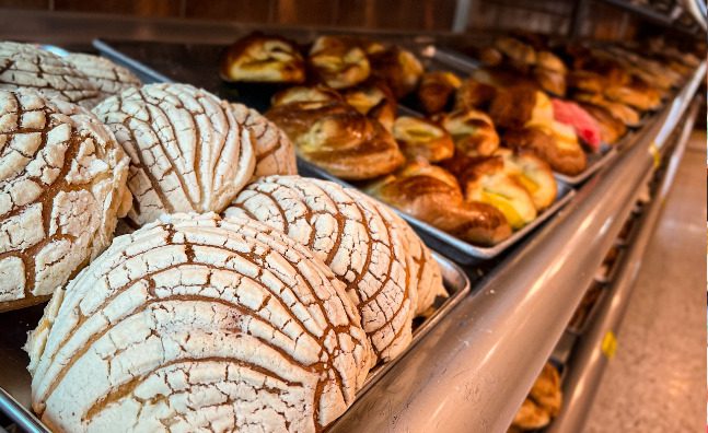 Bread from a panadería inside a Hispanic market