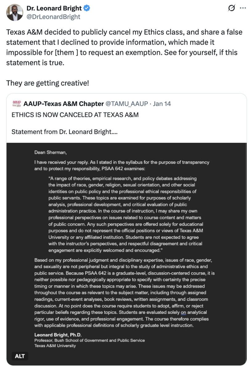 How Texas A&M became ground zero for higher education’s culture war