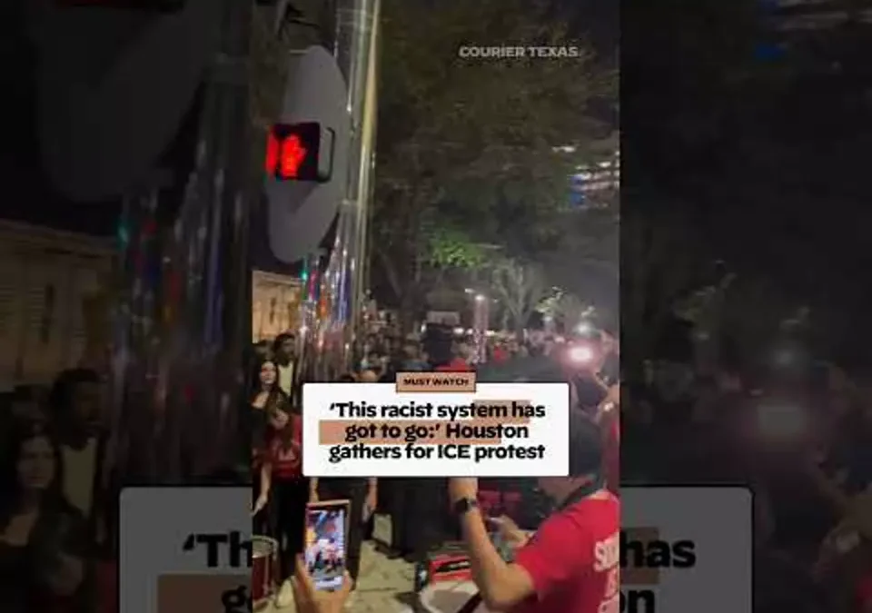 Houston gathers for ICE protest