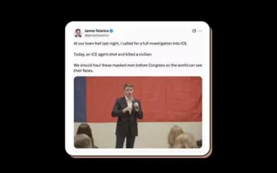 James Talarico speaks about US Immigrations and Customs Enforcement’s presence